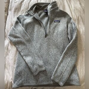 Patagonia Gray Quarter zip Sweater